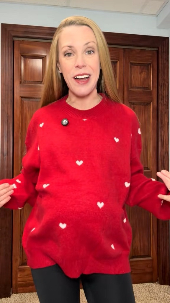 If you’re looking for a cute Valentine’s Day sweater, this heart sweater is a must ❤️ Trendy, cozy, and perfect for layering—dress it up or keep it casual. One of those pieces you’ll wear all season long 💕
#ValentinesDaySweater #HeartSweater #WinterFashion #CozyOutfit #ValentinesStyle #LTKFinds

#LTKValentine #LTKSaleAlert #LTKootd