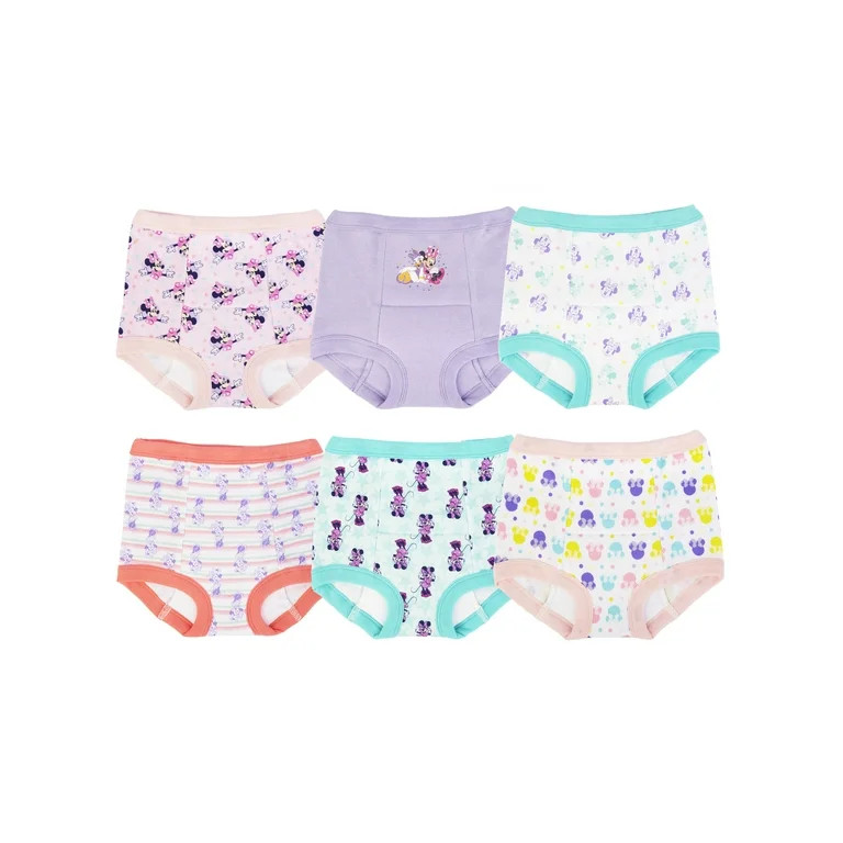 Character Toddler Girl Training Pants, 6-Pack, Sizes 2T-3T - Walmart.com | Walmart (US)
