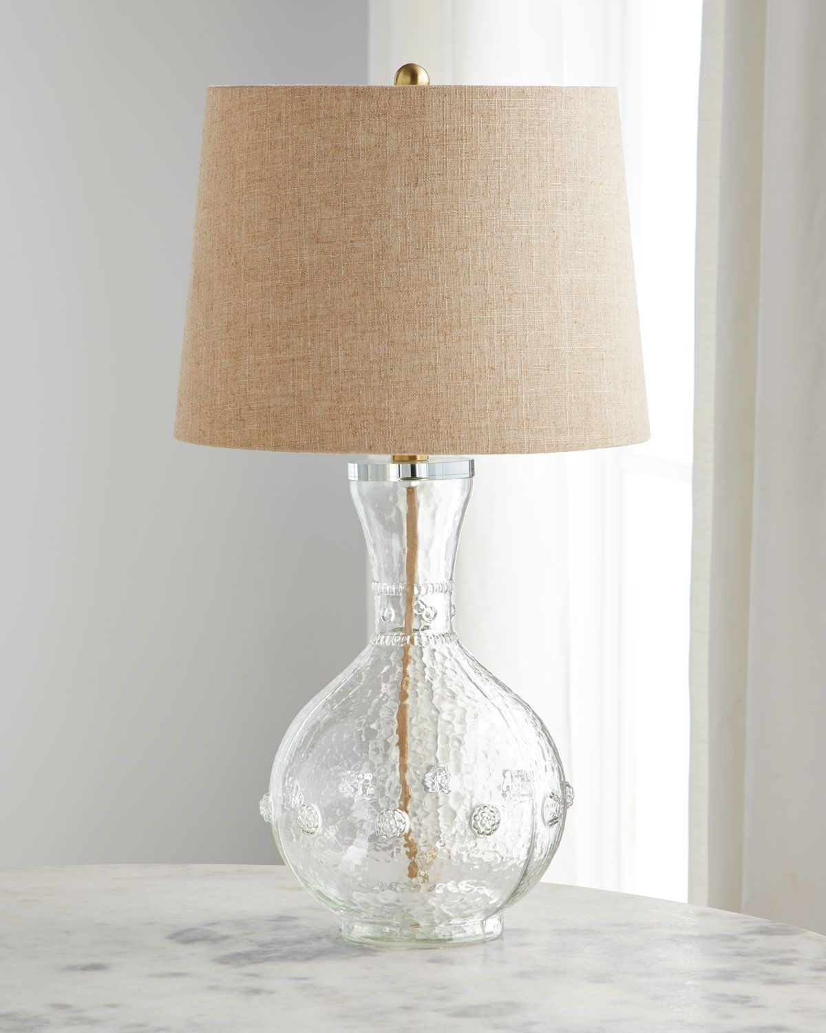 Augustine Glass Table Lamp | Horchow