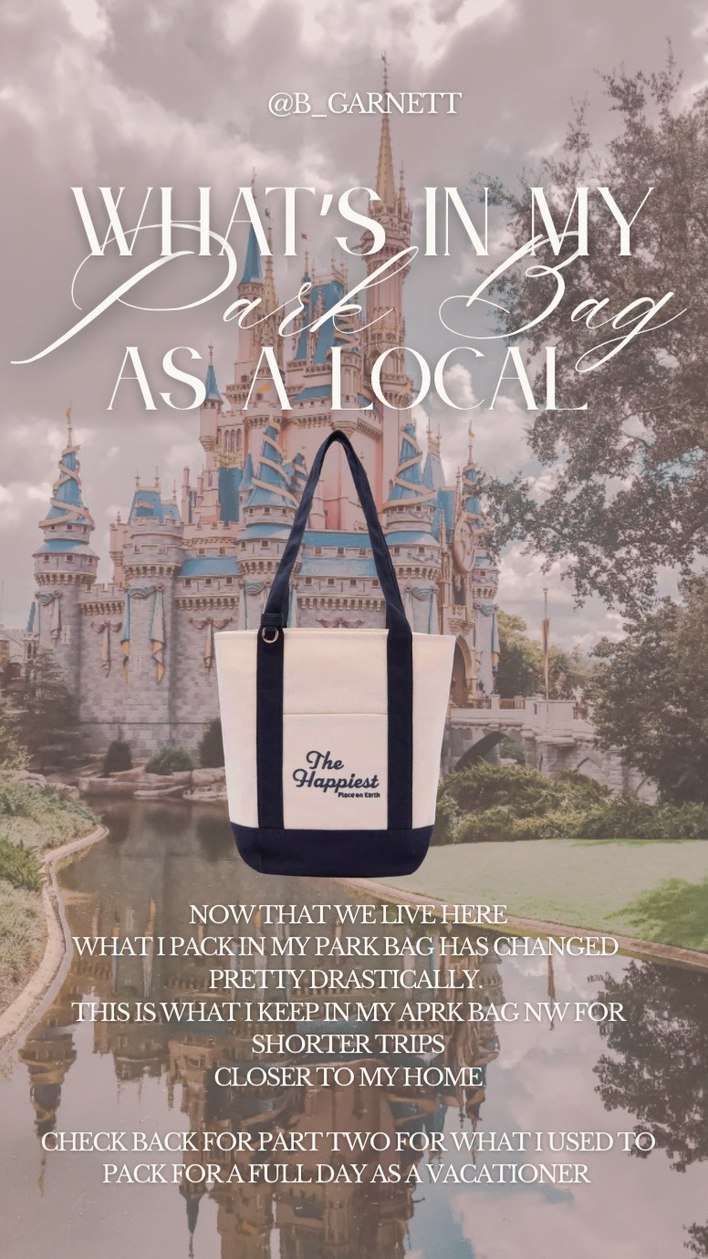 What u pack in my park bag now that I’m a local (drastically different than when I was a tourist) 

Disney | Disney bag | Disney world | Disneyland | spf 

#LTKgrwm #LTKFestival #LTKdayinmylife
