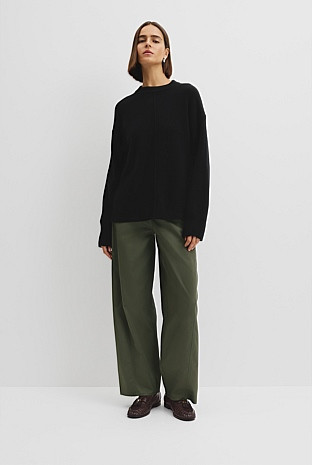 Merino Wool Crew Neck Knit | Country Road