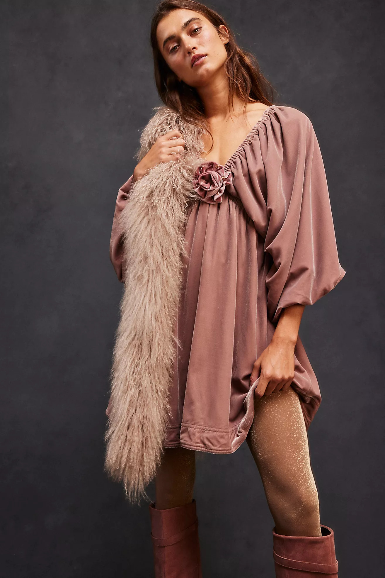Portia Velvet Mini | Free People (Global - UK&FR Excluded)