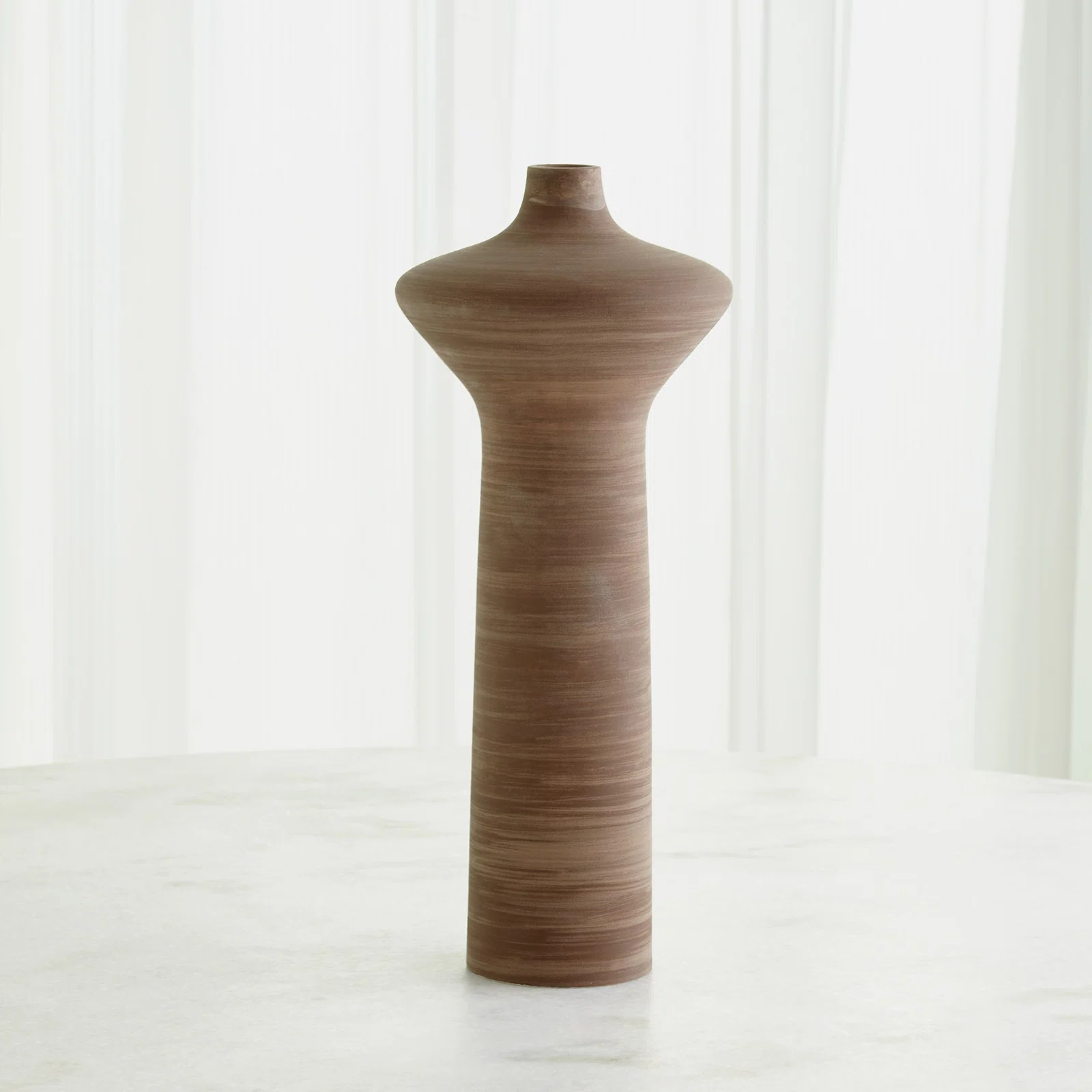 Global Views Expo Ceramic Table Vase - High Neck | Wayfair | Wayfair North America