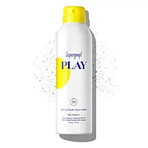 Supergoop! PLAY Antioxidant Body Mist w/ Vitamin C, 6 fl oz - SPF 50 PA++++ Broad Spectrum Sunscr... | Amazon (US)