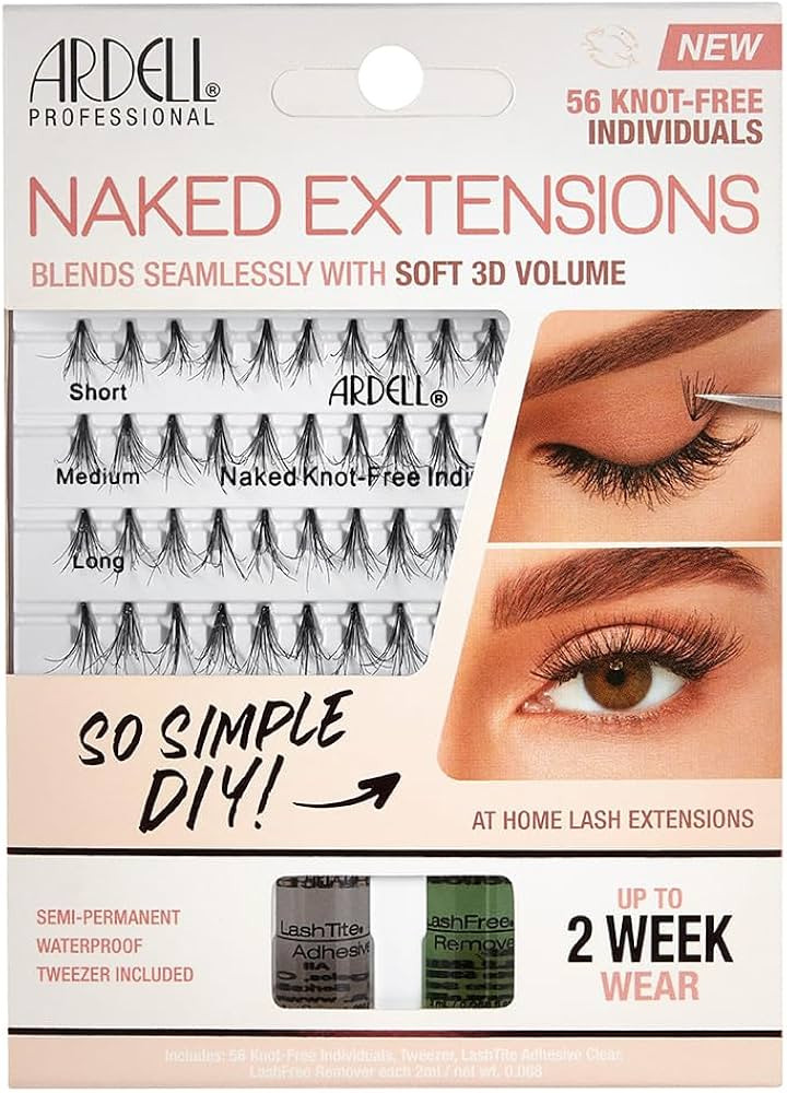 Ardell Naked Extensions, 56 Knot-free Individuals, 1 pack | Amazon (US)