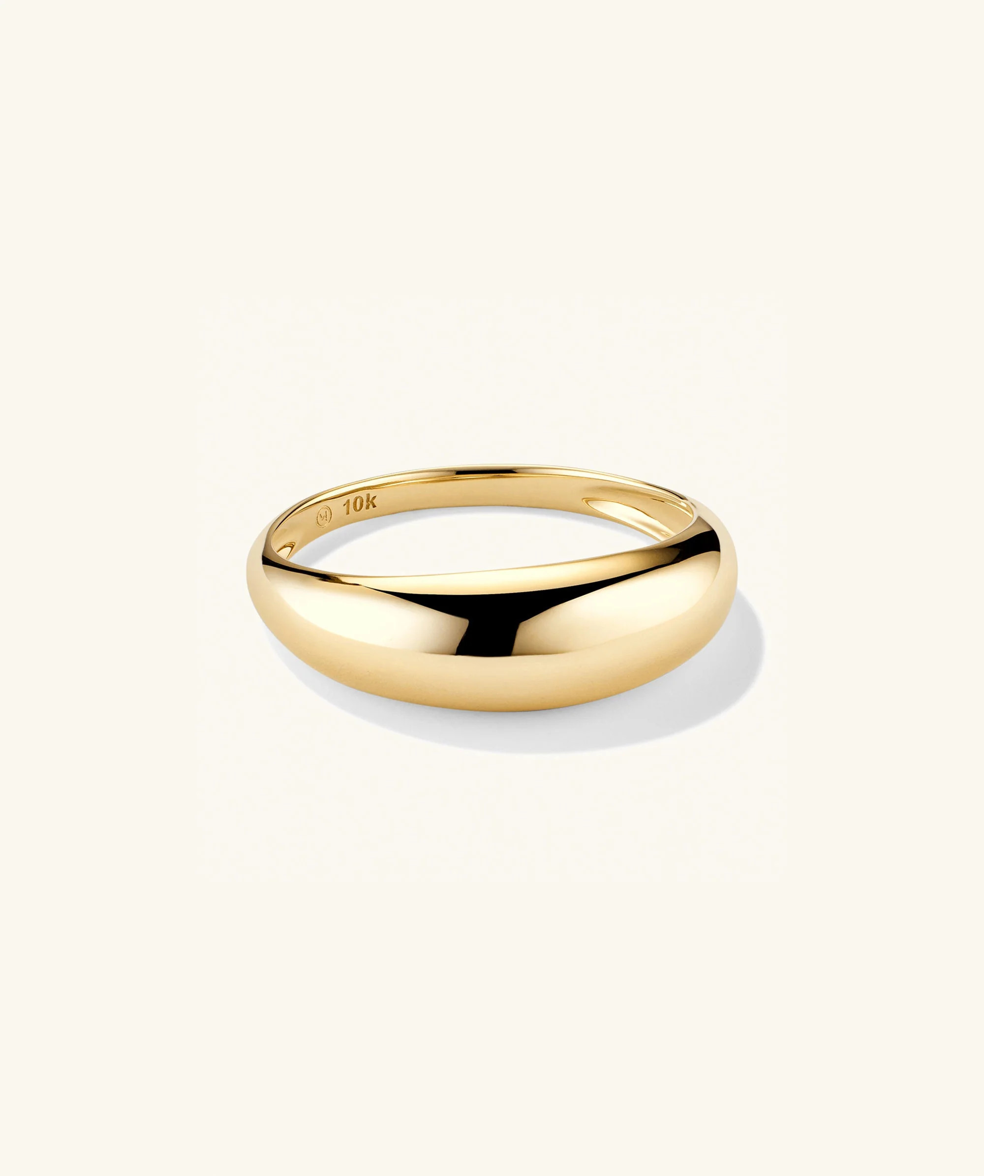 14k Gold Thin Dôme Ring | Mejuri | Mejuri Fine Crew