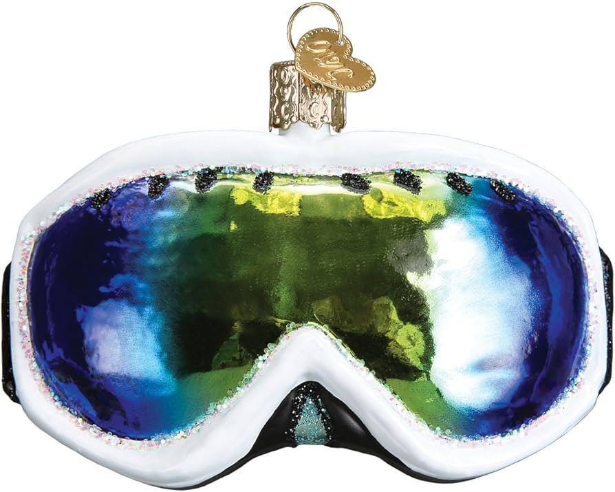 Old World Christmas 2020 Christmas Ornament Ski Goggles Glass Blown Ornament for Christmas Tree | Amazon (US)