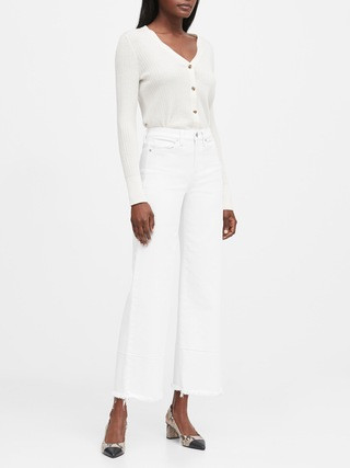 High-Rise Wide-Leg Cropped Jean | Banana Republic (US)