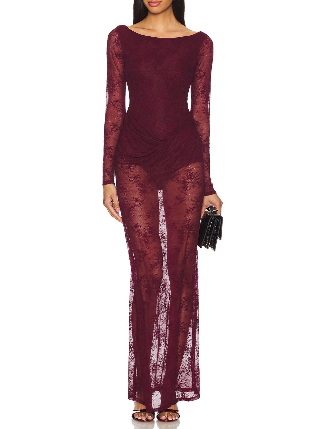 Lace dress, lace maxi dress, plum dress, burgundy dress, sheer dress, mesh dress, New York outfit, LA outfit, long sleeve dress, long sleeve maxi dress

#LTKSeasonal #LTKStyleTip #LTKSaleAlert