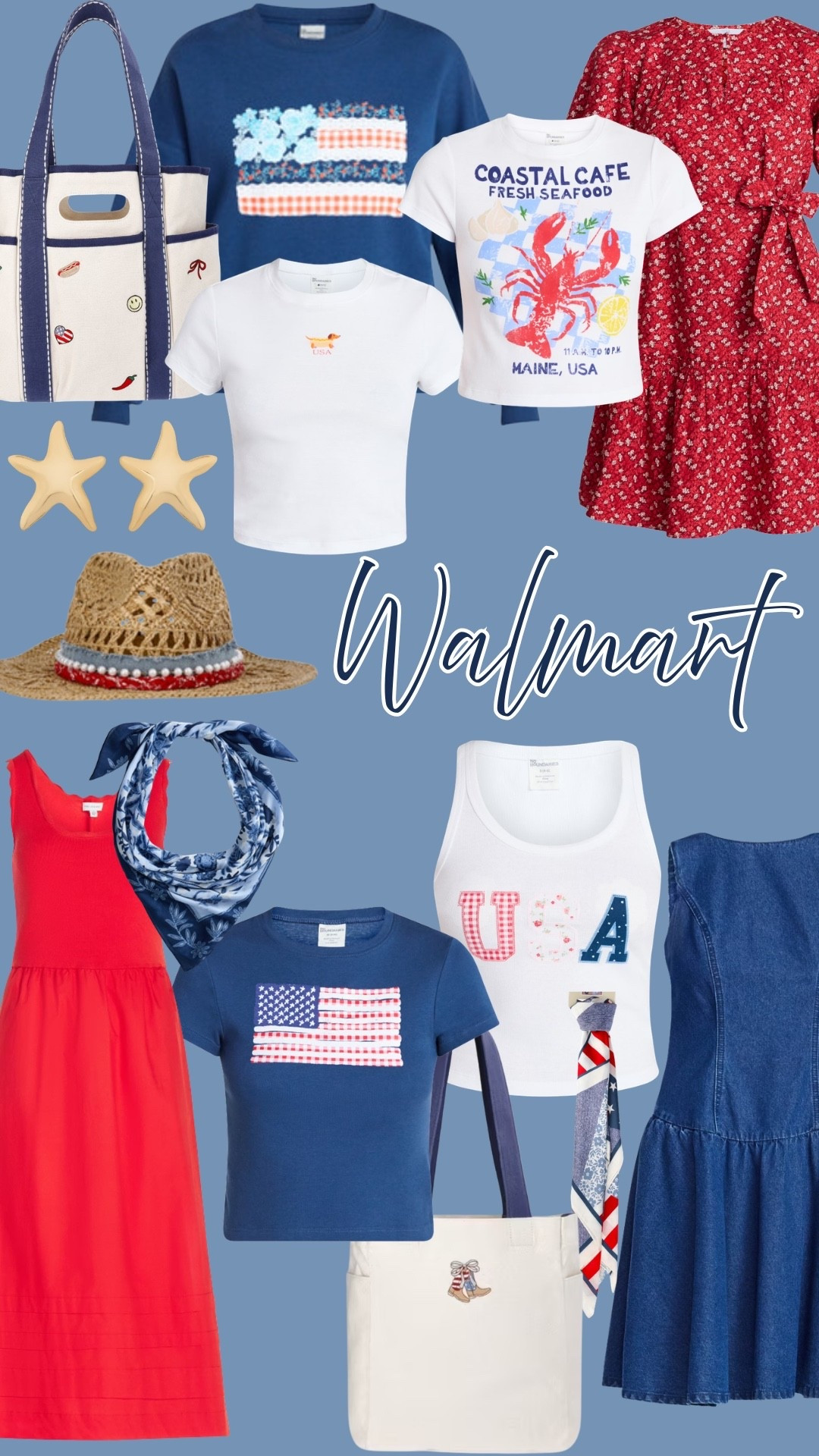 Great summer finds from Walmart! 

THEBLOOMINGNEST 4th of July fashion summer style Walmart dress

#LTKSeasonal #LTKootd