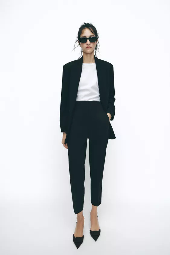 HIGH-WAIST TROUSERS | Zara UK