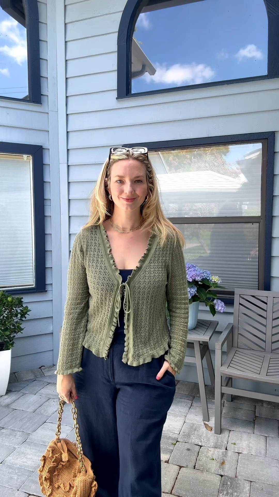 What I’m wearing for brunch and chasing after my toddler today! Navy tried and true basics + Spring accessories 🌱

#LTKmomlife #LTKBeauty #LTKMidsize