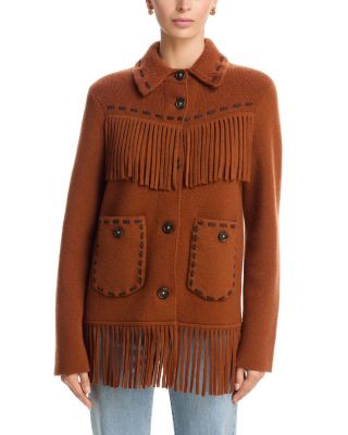 Guest in Residence Cashmere Wool Western Fringe Jacket | Bloomingdale's (US)