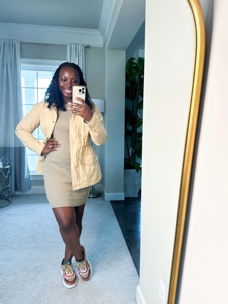 Comfy and cute! Spring outfit everyday look. I’m really getting into neutrals lately . Ootd , target, target style 

#LTKstyletip #LTKfindsunder100 #LTKfindsunder50