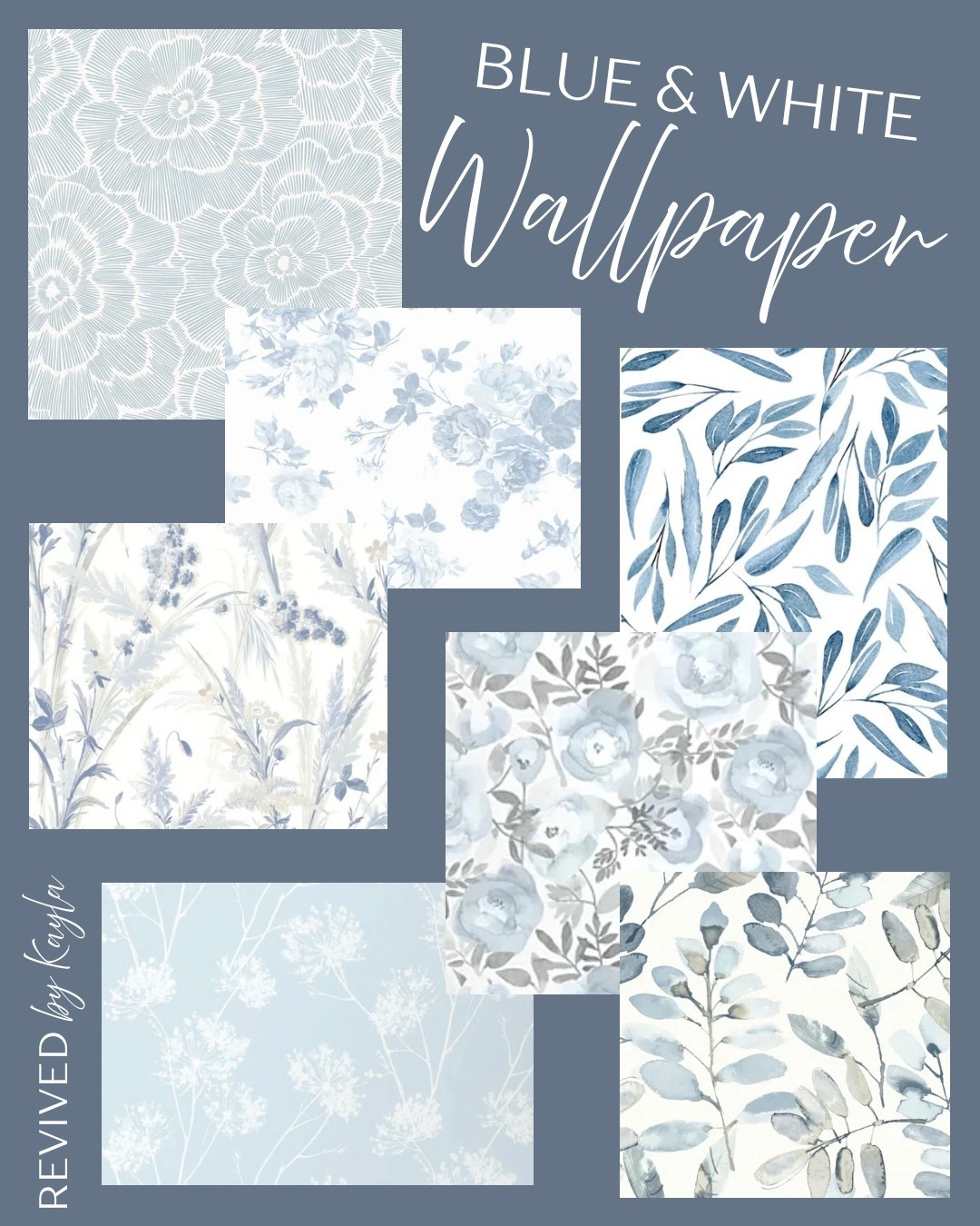 Round up of blue and white floral wallpapers for your next makeover!

#homeupdate #homedecor #wallpaper #bluedecor #homeinspo #homeideas #roomdecor #roomdesign #interiordesign #blueandwhite 

#LTKFindsUnder50 #LTKFindsUnder100 #LTKHome