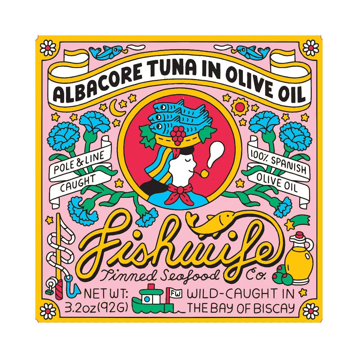 Fishwife Tinned Seafood Co Albacore Tuna in Olive Oil - 3.2oz | Target