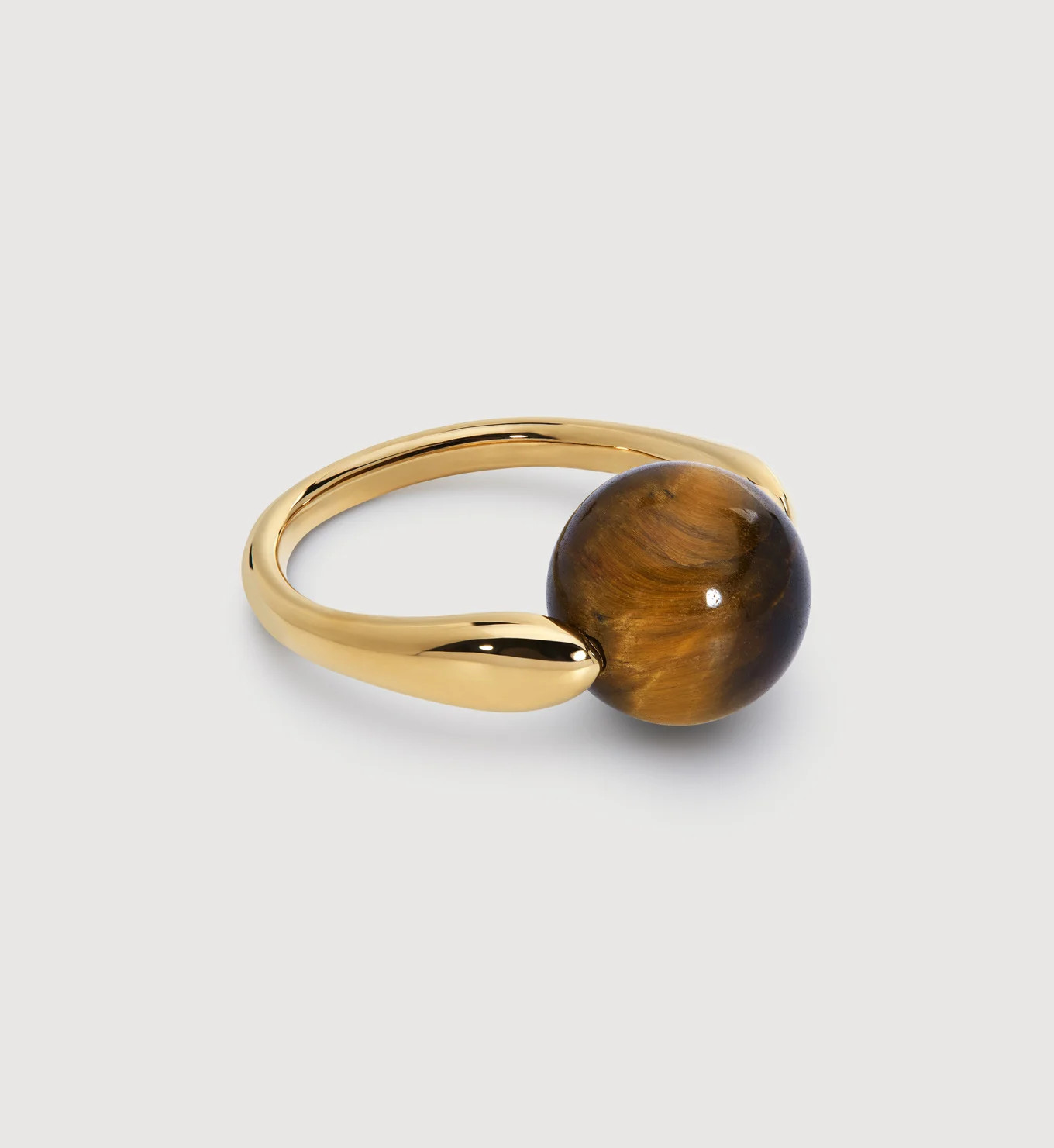 Kate Young Round Gemstone Ring | Monica Vinader (Global)