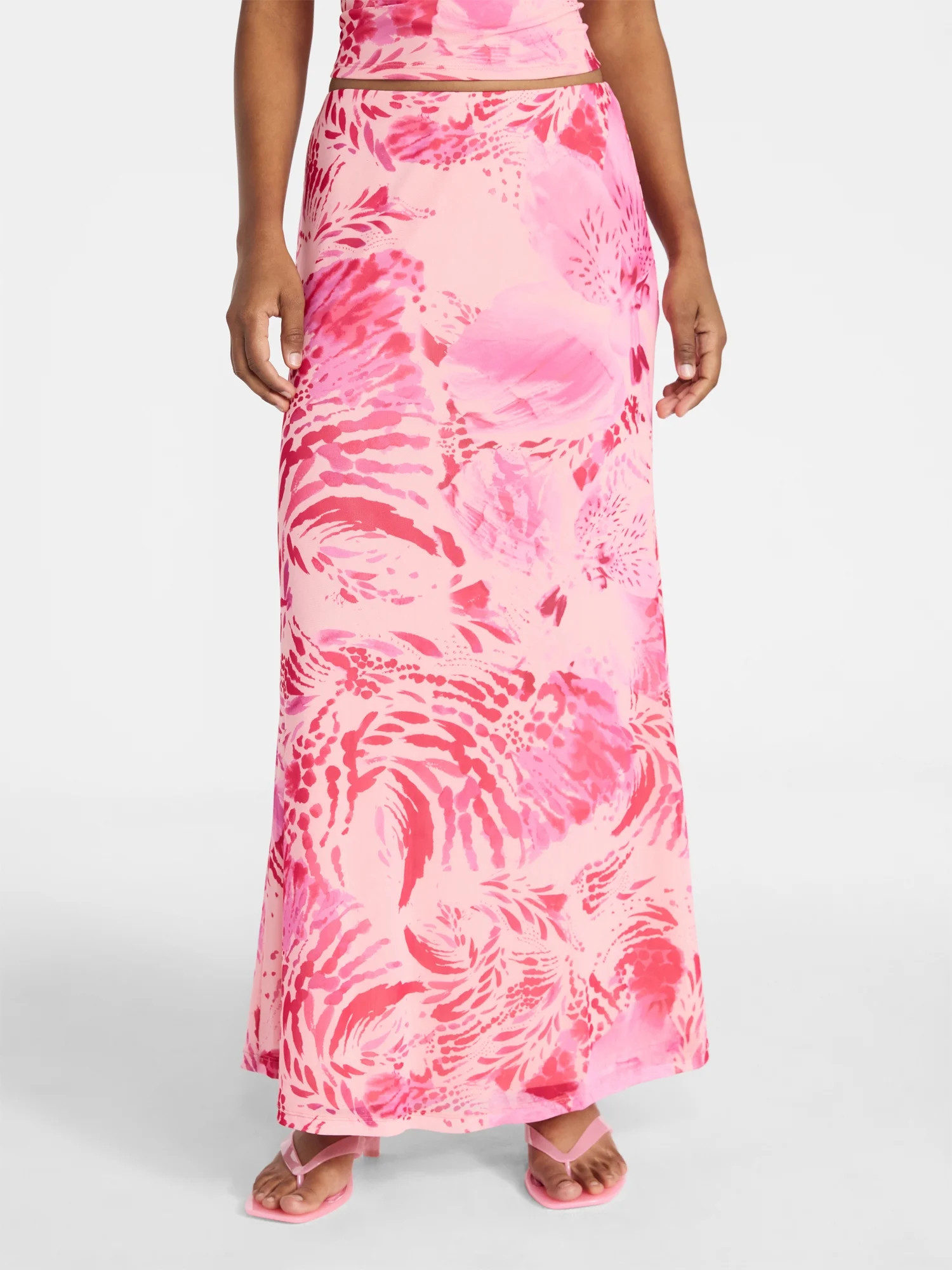 No Boundaries Mesh Maxi Skirt, Women's XXS-XXL | Walmart (US)