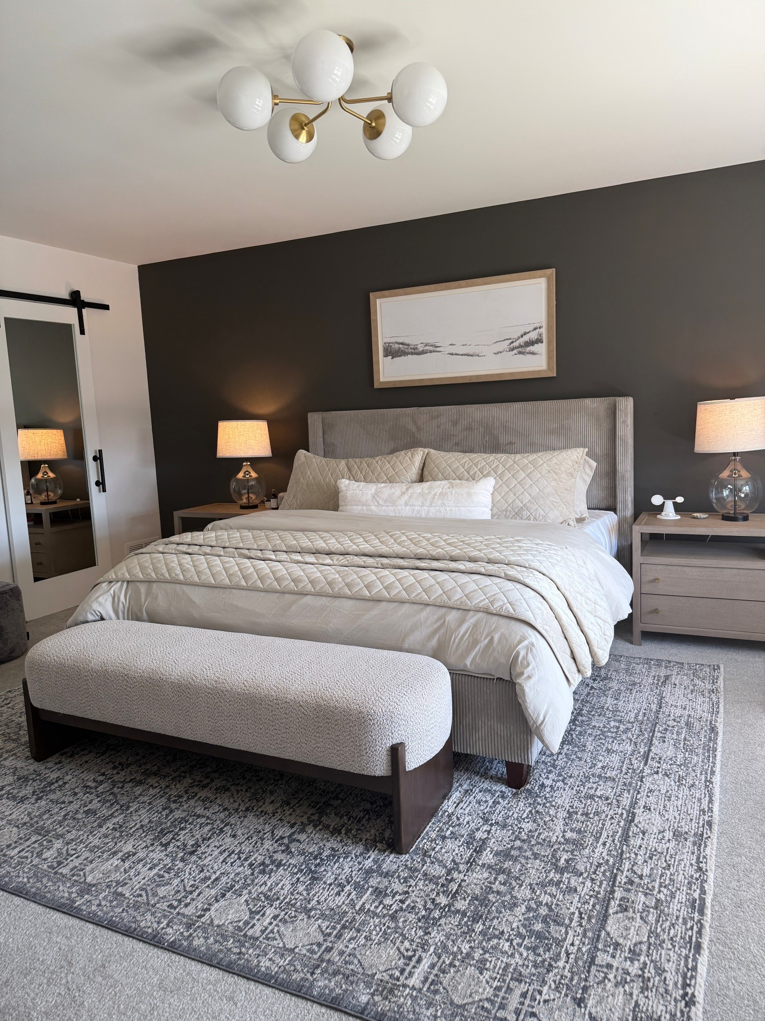 Bedroom decor! My bed and rug are on sale!

Rug is a 7-10x10 size in Charcoal/Dove. Bed is a king in the color taupe 

#LTKHome #LTKSaleAlert