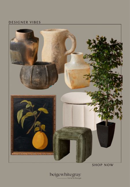 Loving these beautiful organic finds that are a perfect addition to your home!! The art is in my cart and the ottoman is everything in this gorgeous green color. 

#LTKhome #LTKSeasonal #LTKstyletip