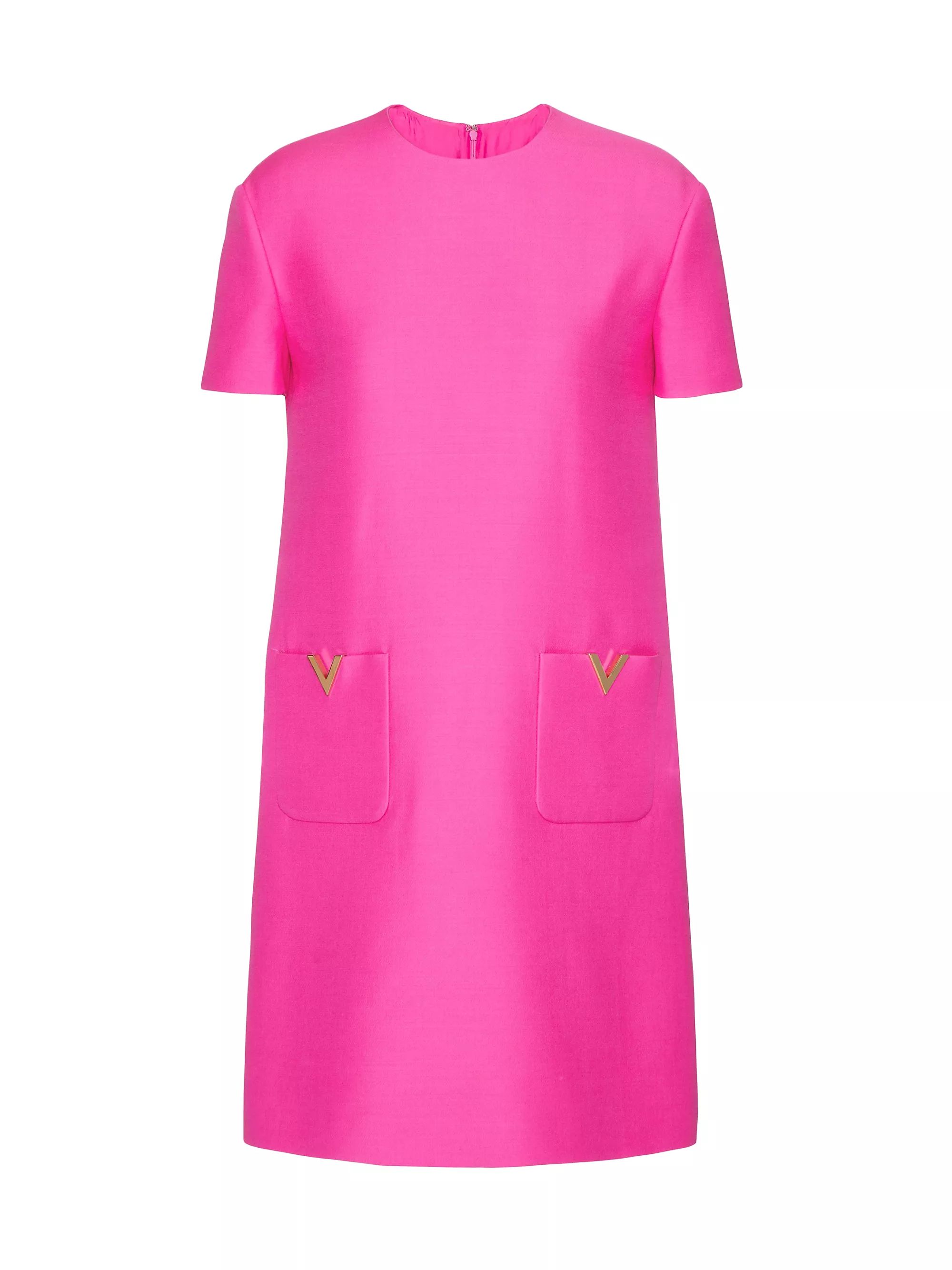 Crepe Couture Short Dress | Saks Fifth Avenue