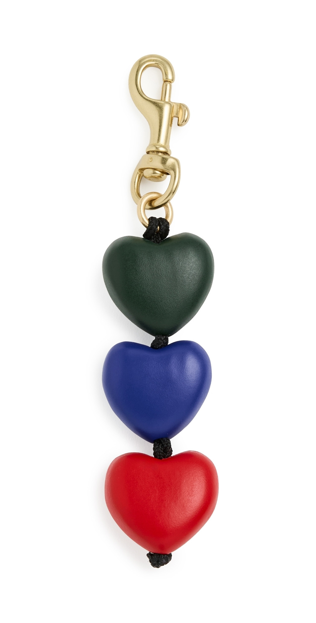 Clare V. Heart Fob Evergreen Multi One Size | Shopbop
