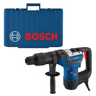 Bosch 12 Amp 1-9/16 in. Corded Variable Speed SDS-Max Combination Concrete/Masonry Rotary Hammer ... | The Home Depot