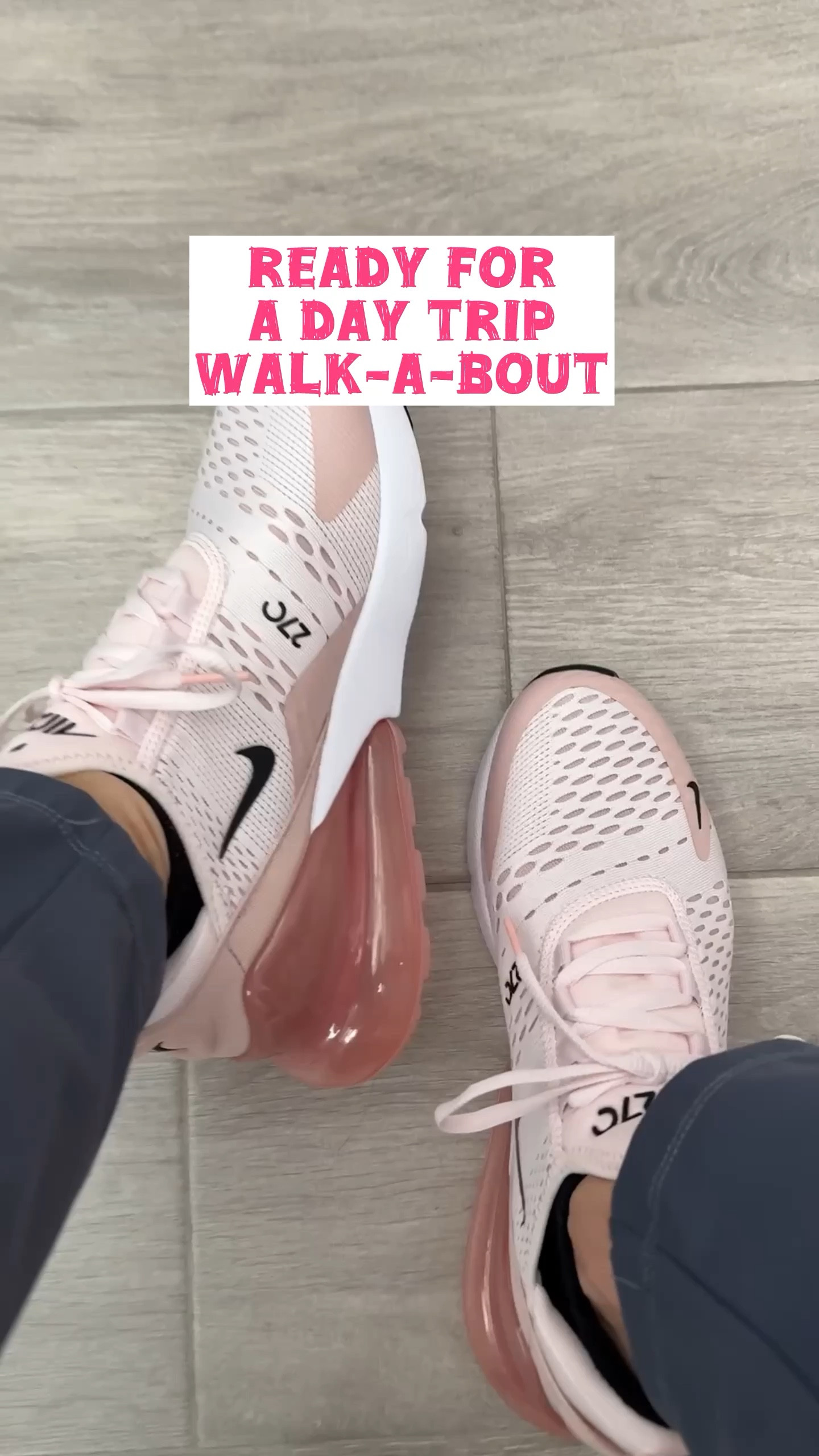 Ready for a day trip walk-a-bout in pink

#LTKTravel #LTKSaleAlert #LTKFitness
