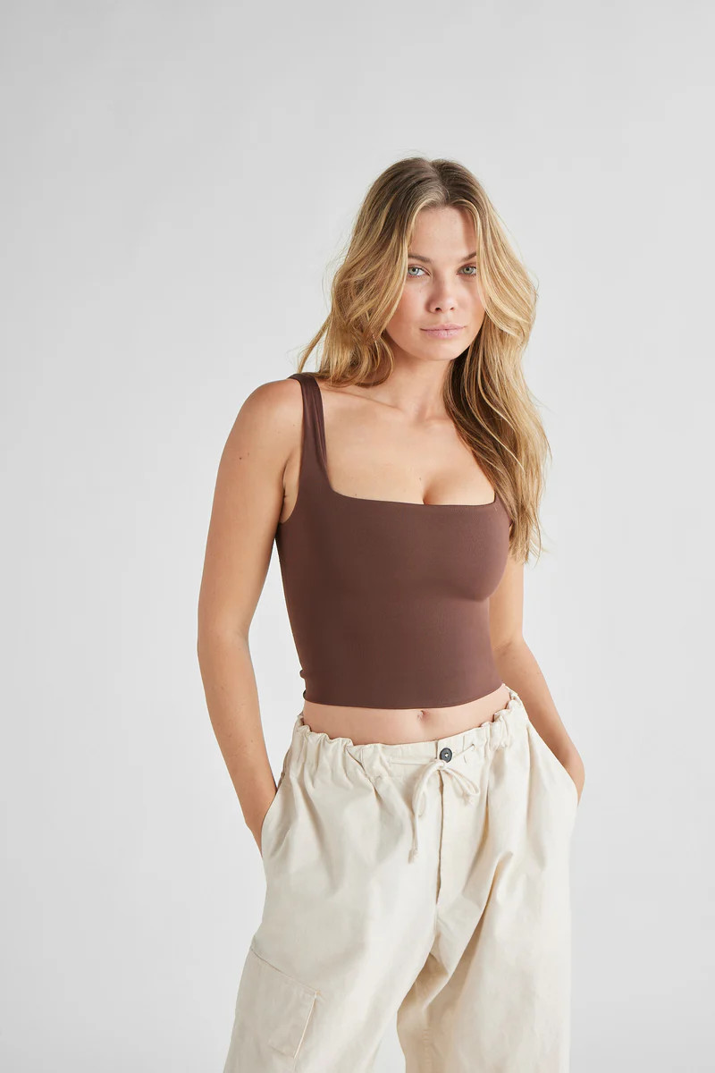 Square Crop Tank | KLAYD