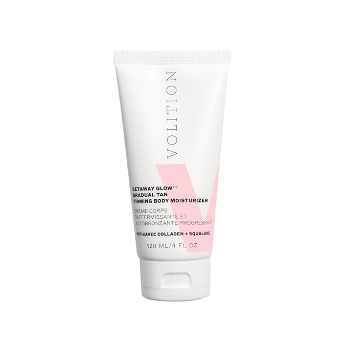 Volition Beauty Getaway Glow Gradual Tan Firming Body Moisturizer with Vegan Collagen + Squalane ... | Amazon (US)