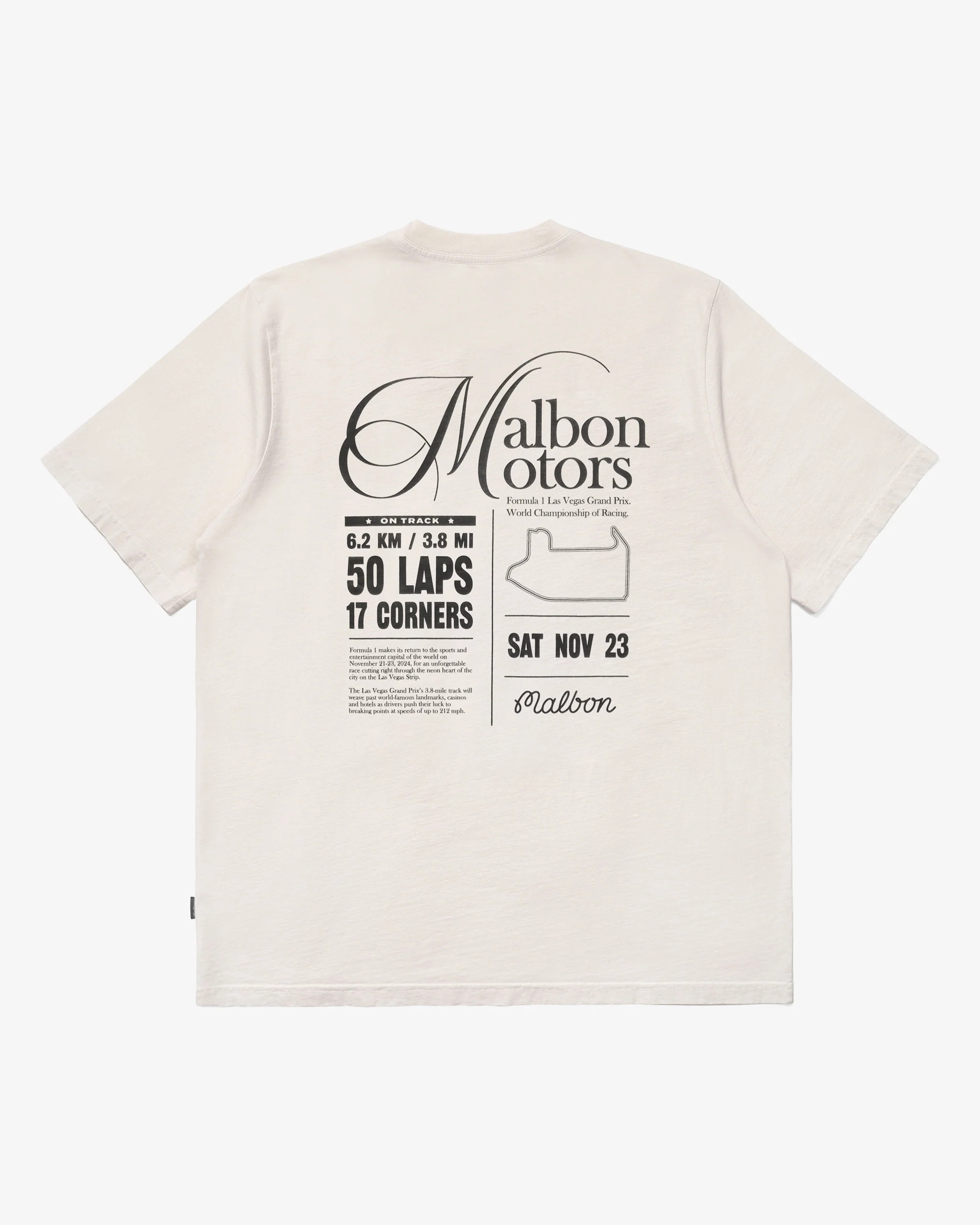 MALBON X F1 COMMEMORATIVE T-SHIRT | Malbon Golf