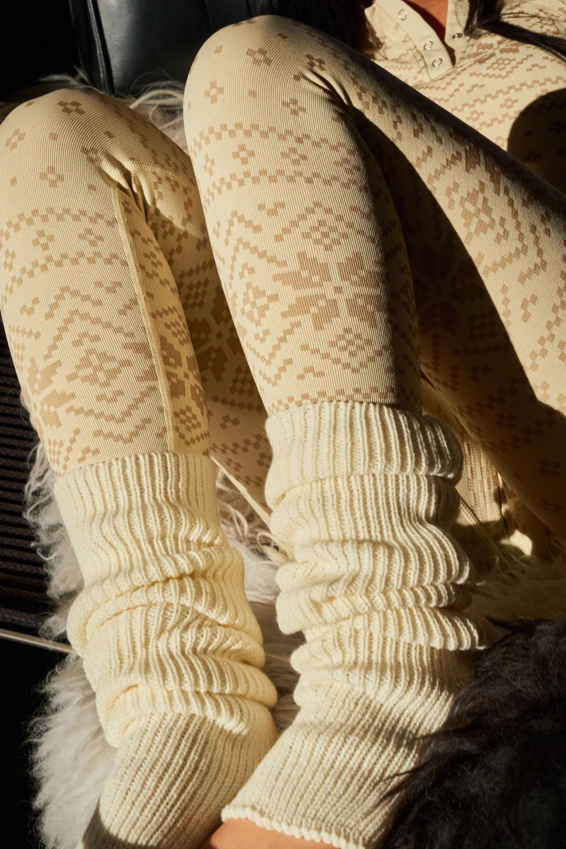 Sweater Leg Warmers - Oat | Vitality