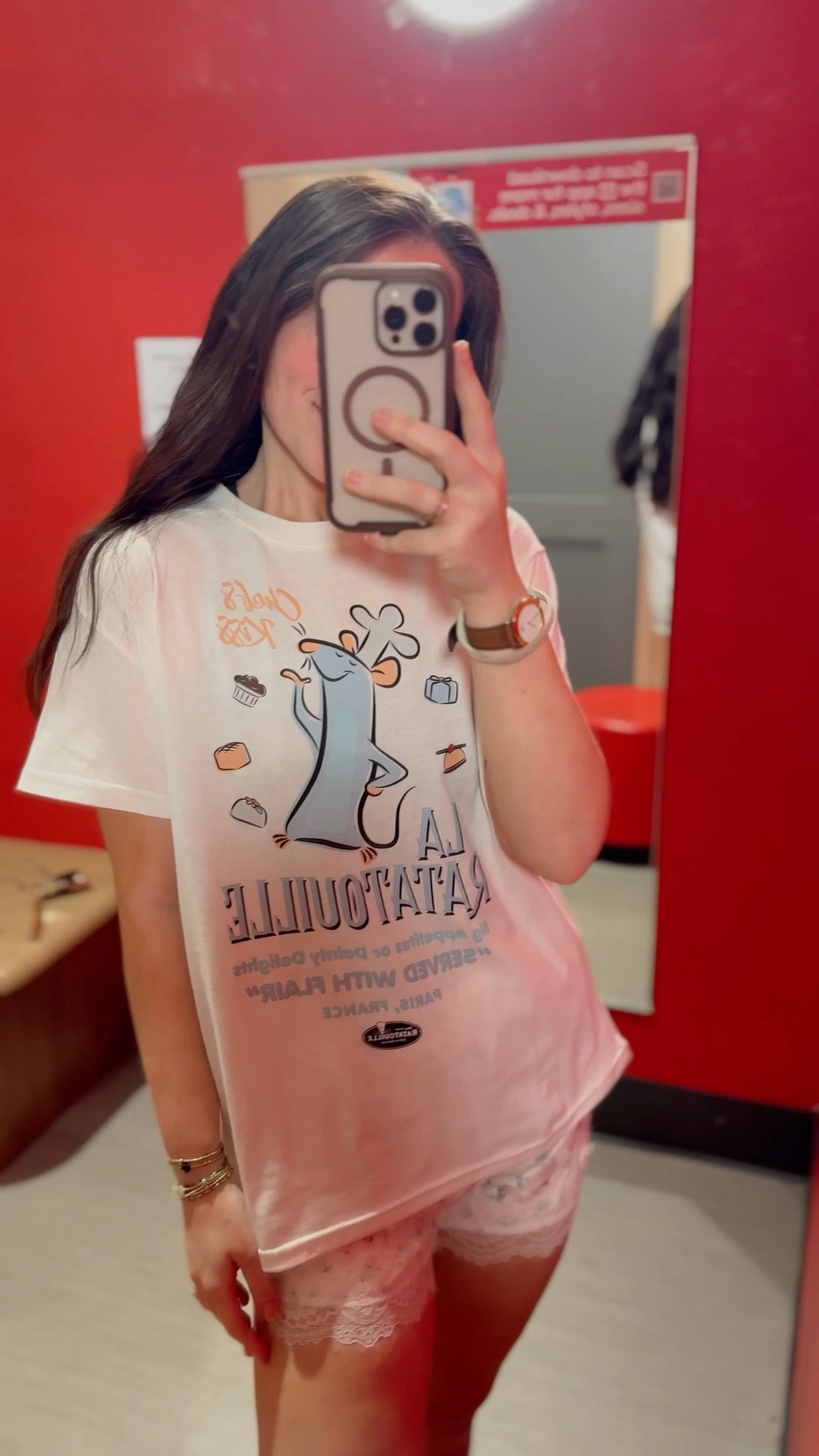 Gearing up for a last minute Disney trip with a quick visit to Target! The perfect Epcot park day with these comfy lace and satin pull on shorts and the Ratatouille tee! Entire outfit well under $30!!!!!! More money for merch and Disney snacks 🤪 #TargetStyle #Disney 

#LTKTravel #LTKootd #LTKgrwm