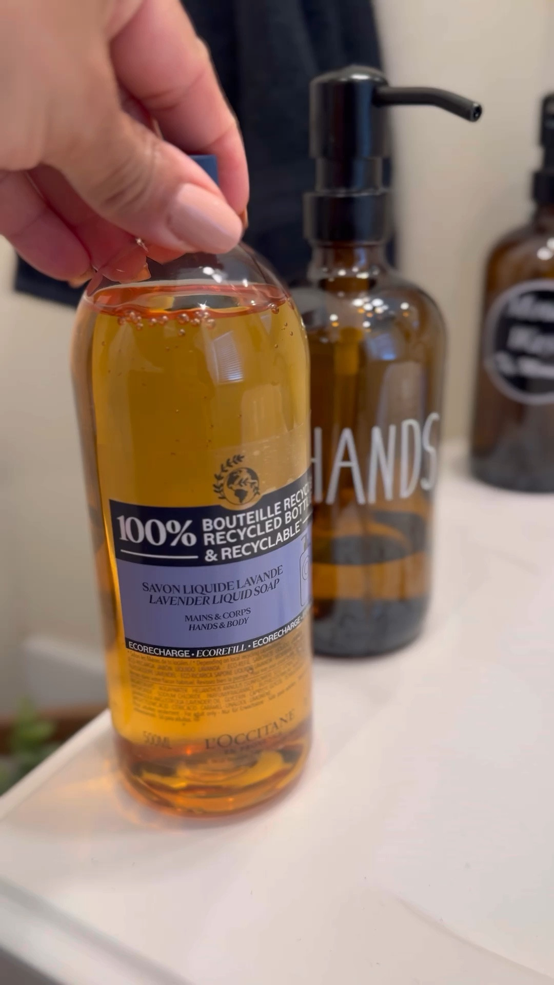 Shea Lavender Hands & Body Liquid Soap Refill

Refill your way to sustainability with Loccitane Lavender Soap, now eco-consciously packaged in second-life plastic! Indulge in the gentle, uplifting aroma that leaves your hands feeling fresh and your senses delighted!


#LTKbeauty #LTKover40 #LTKhome