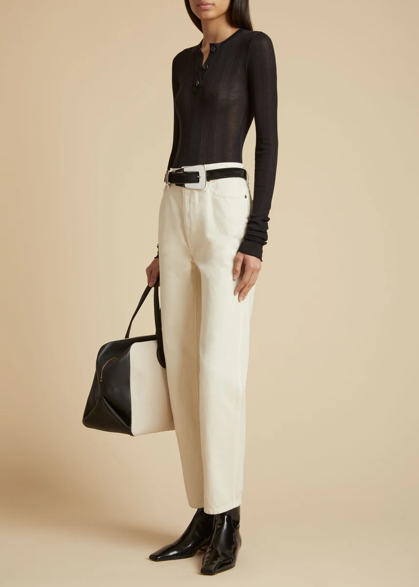 The Abigail Jean in Ivory | Khaite