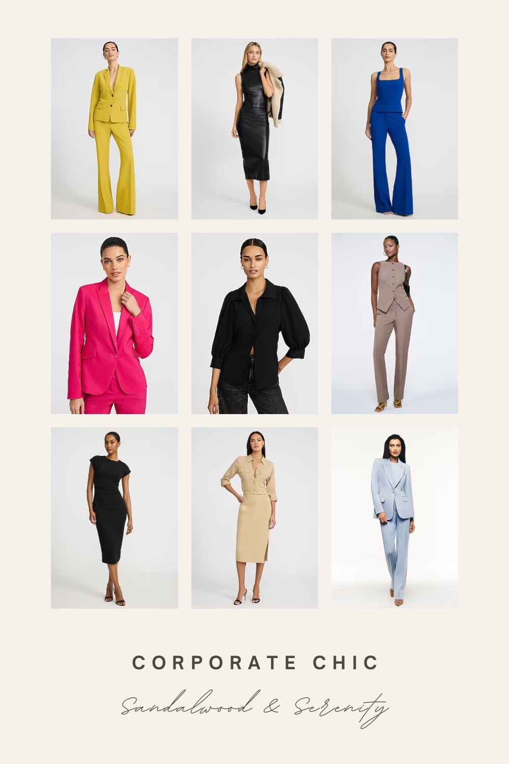 Corporate chic, refined.

Tailored suiting, structured silhouettes, and power dresses that move from boardroom to dinner without missing a beat. From bold color moments to soft neutrals, these are the pieces that command attention — quietly.

Shop the blazers, midi dresses, and tailored sets that do the talking for you.
@Express @VICI 

#CorporateChic #Workwear #PowerDressing #LTKWorkwear  #OfficeStyle

#LTKOver40 #LTKootd #LTKWorkwear