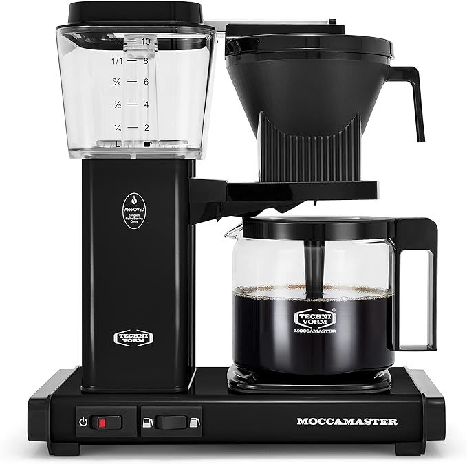 Technivorm Moccamaster 53937 KBGV 10-Cup Coffee Maker Black, 40 Ounce, 1.25l | Amazon (US)