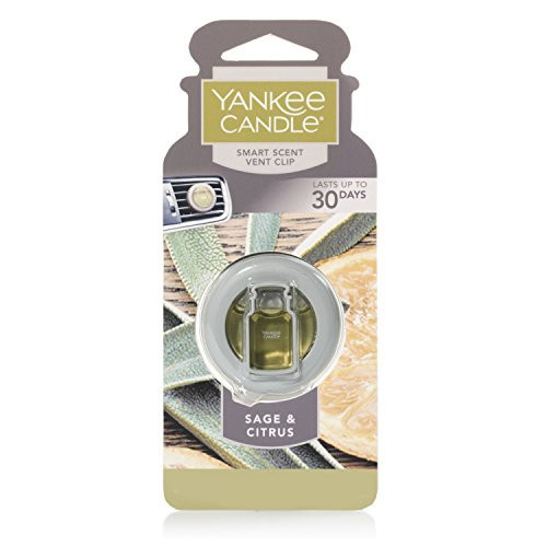 Yankee Candle CAR VENT CLIP HW SAGE & CITRUS, Smart Scent | Amazon (US)