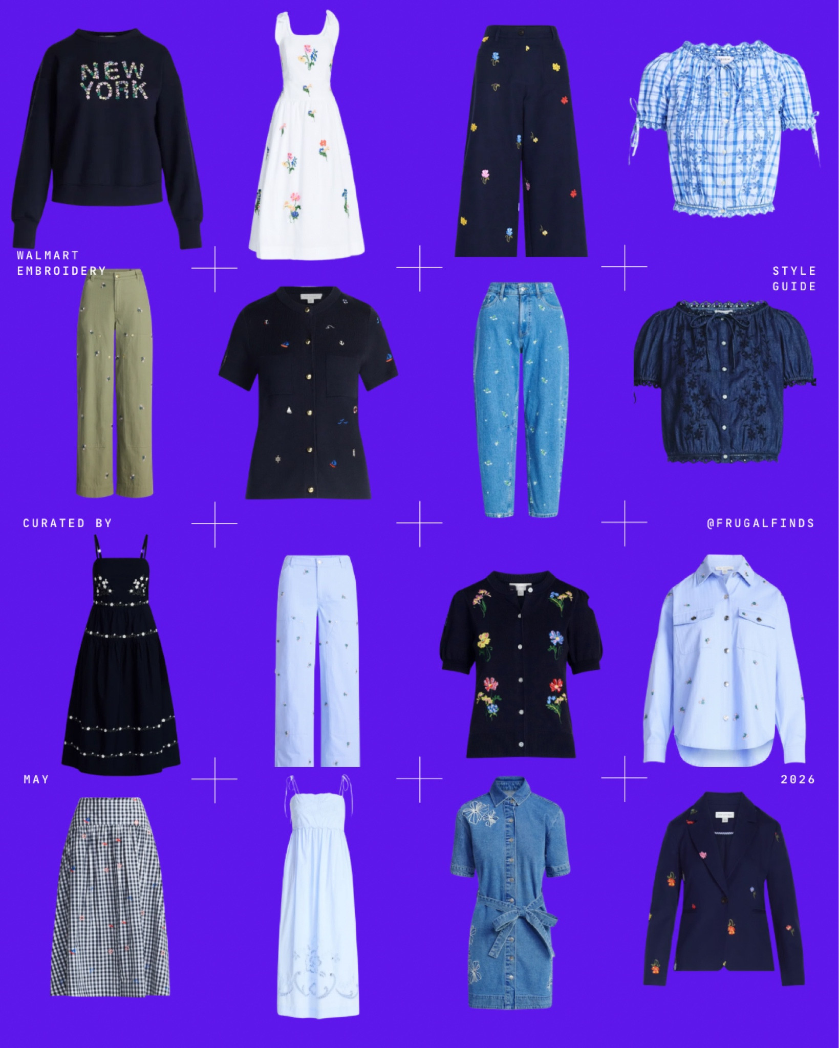 I have seen these at the store and they are so beautiful. Wal•Mart has reallllly upped their game. The embroidery on all of these is incredible! Also, these are all at amazing price points and are super affordable. I LOVE an embroidered piece. Linked here!

#LTKootd #LTKgrwm #LTKWorkwear