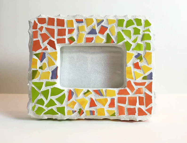 Mosaic Picture Frame Tart Citrus Ceramic Home Decor First Apartment Housewarming Engagement Weddi... | Etsy (US)