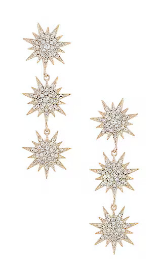 Celestial Drop Earrings in Gold | Revolve Clothing (Global)