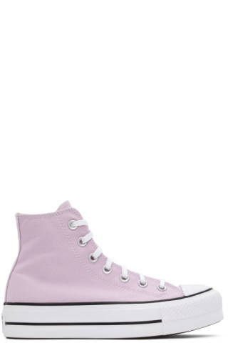 Purple Chuck Taylor All Star Lift Hi Sneakers | SSENSE