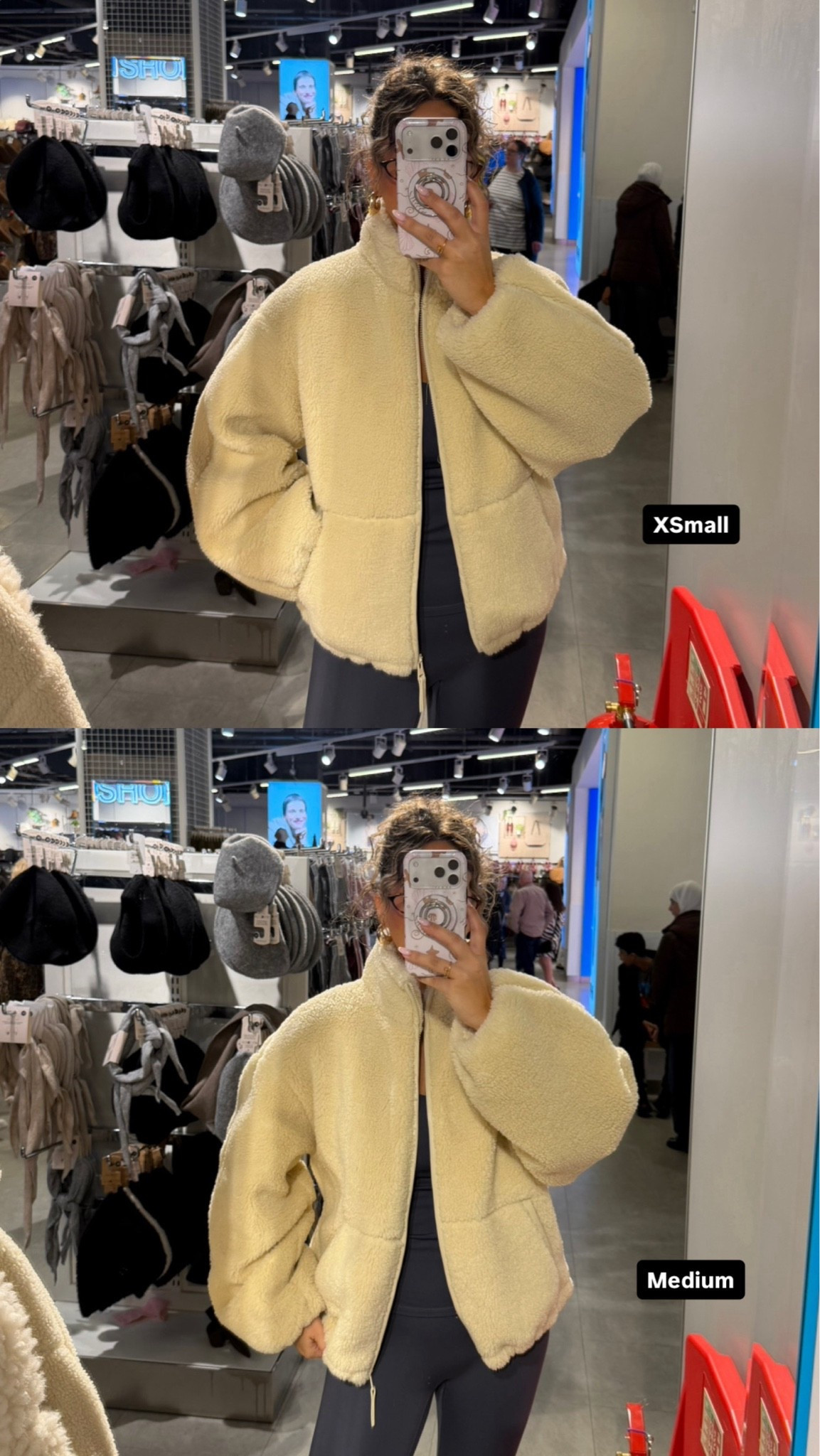 Primark fleece for £24 🧸 I’m a uk size 10 and wanted to show you the difference in sizes. The XS is more fitted where the medium was oversized

Primark finds, Borg fleece, teddy fleece

#LTKuk #LTKautumn #LTKstyletip