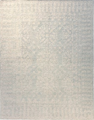 Province Linde Light Grey/Cream (PRO-01) Wool Hand-Tufted Area Rug | Rugs Direct