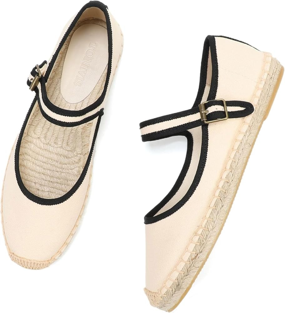Women’s Espadrilles Breathable Comfortable Flats, Stylish Dress Shoes for All-Day Wear | Amazon (US)