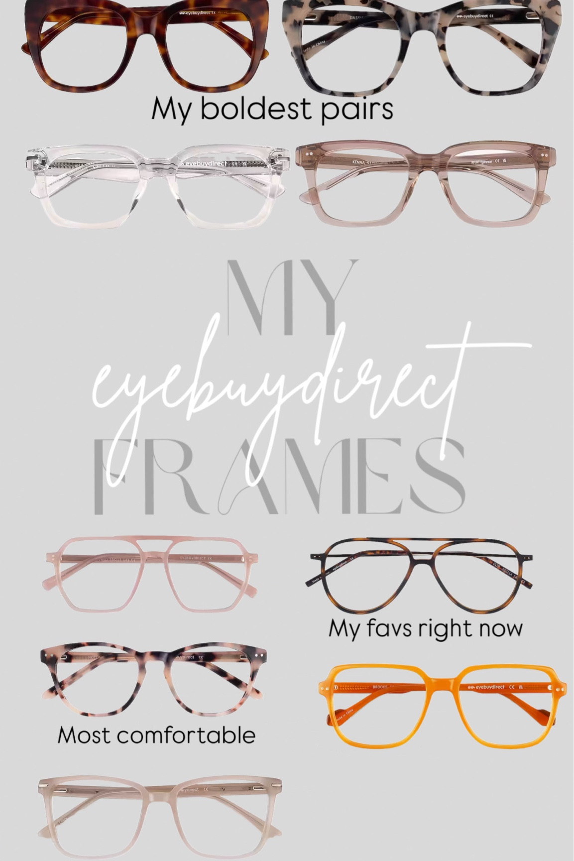 All my glasses I wear! 
Mine are prescription lenses, and I have no complaints! 

#LTKFindsUnder100 #LTKStyleTip #LTKFindsUnder50