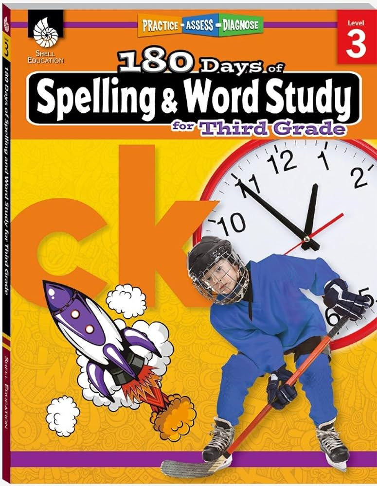 180 Days\u2122: Spelling and Word Study for Third Grade: Practice, Assess, Diagnose | Amazon (US)