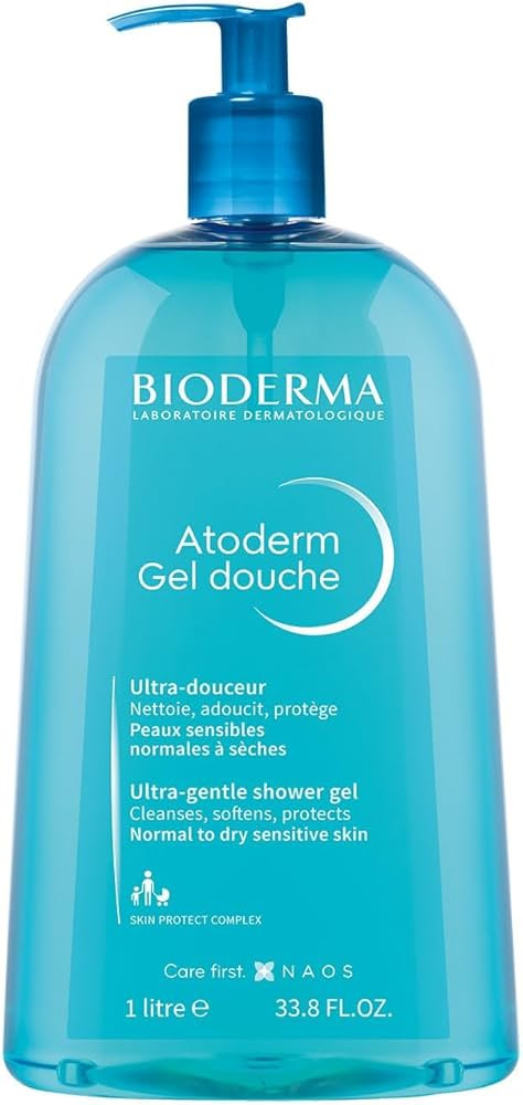 Bioderma - Atoderm - Hydrating Shower Gel - Moisturizing Face and Body Cleanser - Body Wash for N... | Amazon (US)