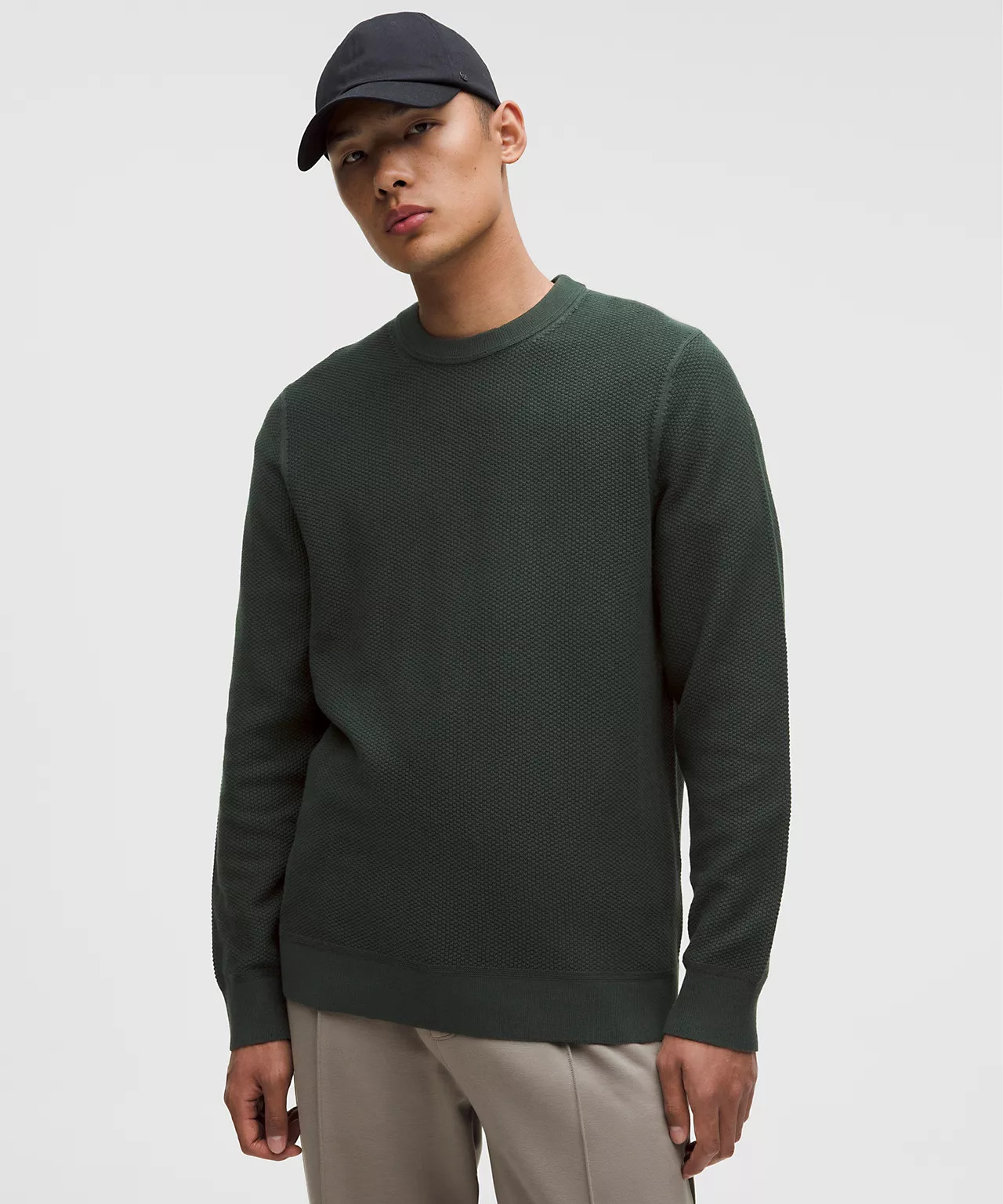 Textured Knit Crewneck Sweater | Lululemon (US)