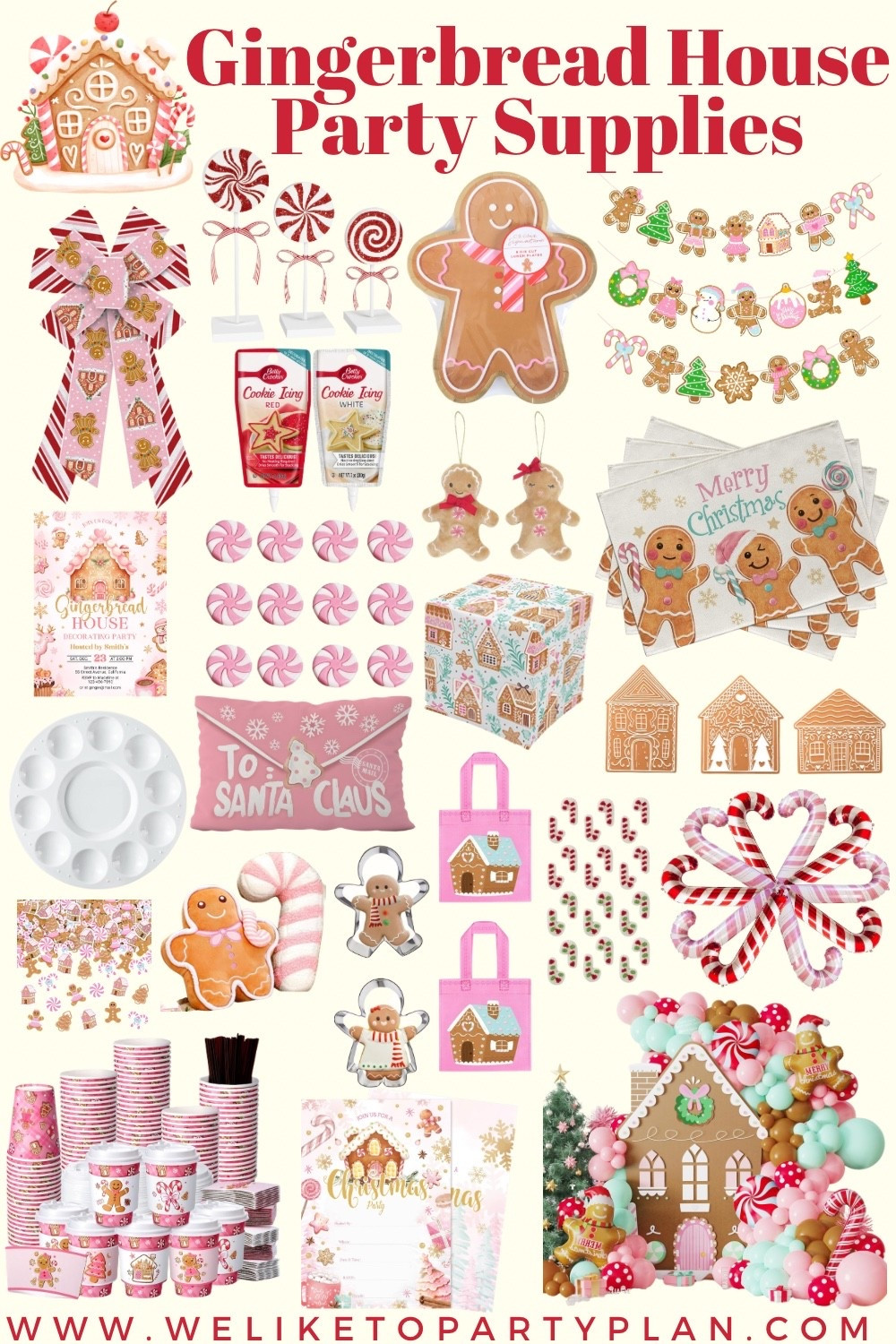 Gingerbread House Party Supplies 🤎❤️



#LTKHoliday #LTKSeasonal